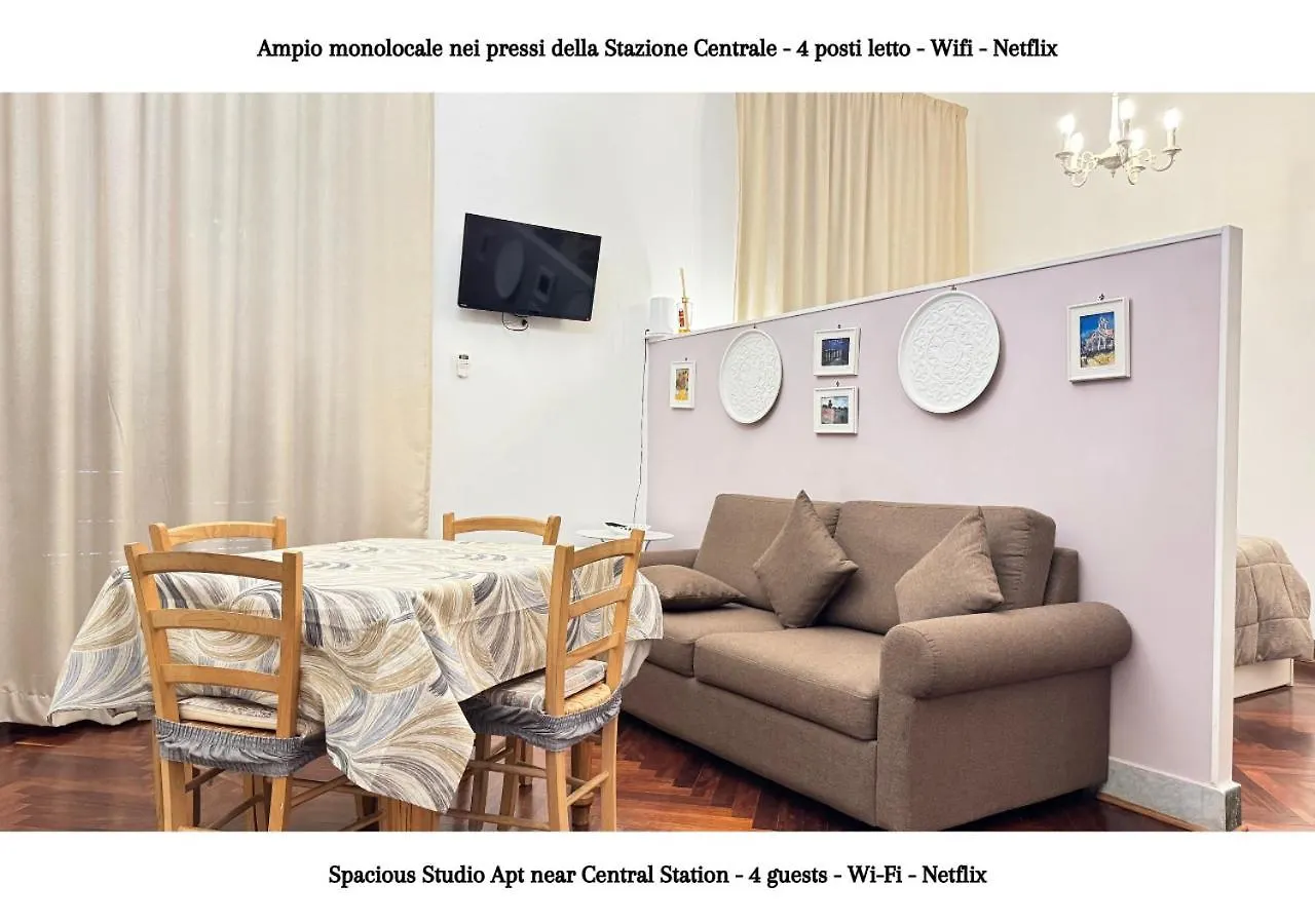 Metro Garibaldi - Loft Con Wifi E 4 Posti Letto Presso La Stazione Centrale Di Napoli 0*, Neapel